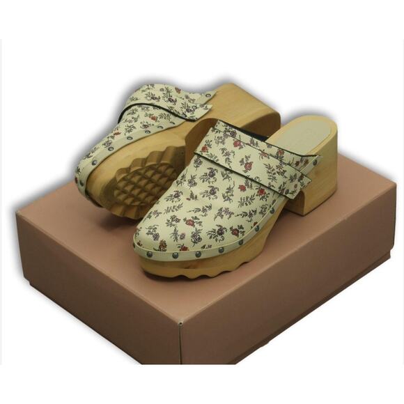 Women’s 8.5‎ NWT Aerosoles x Laura Ashley La Pedro Clogs Floral Cottagecore - Picture 6 of 9